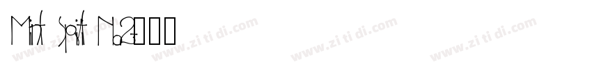 Mint Spirit No2字体转换